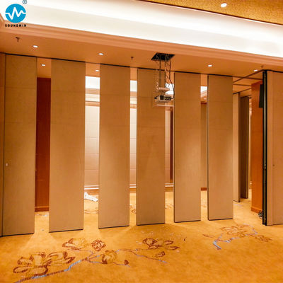 Paredes corredizas pantalla de separación acústica operable para hoteles y restaurantes