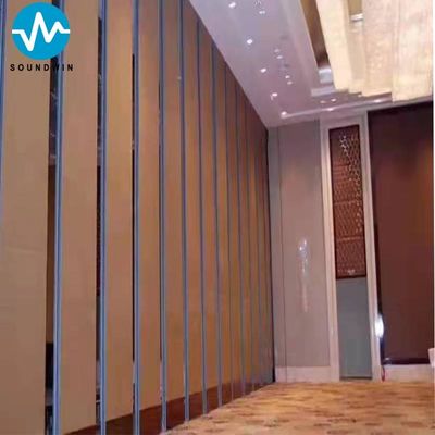 Pared corredera y mamparas acústicas Puerta operable para hotel Sala de banquetes