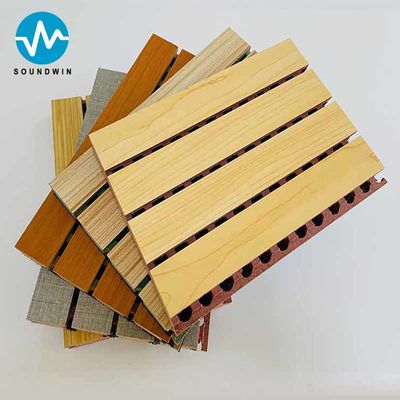 Paneles Mdf de madera para salas de reuniones