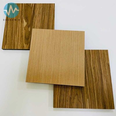 Panel de micro perforación de madera para reducir los ecos del auditorio