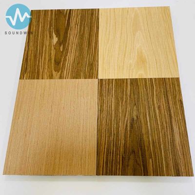 Panel de micro perforación de madera para reducir los ecos del auditorio